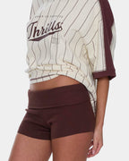 Womens Mackenzie Knit Booty Elastic Waist Shorts