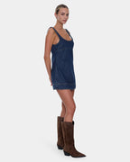 Womens Luciana Denim Mini Dress