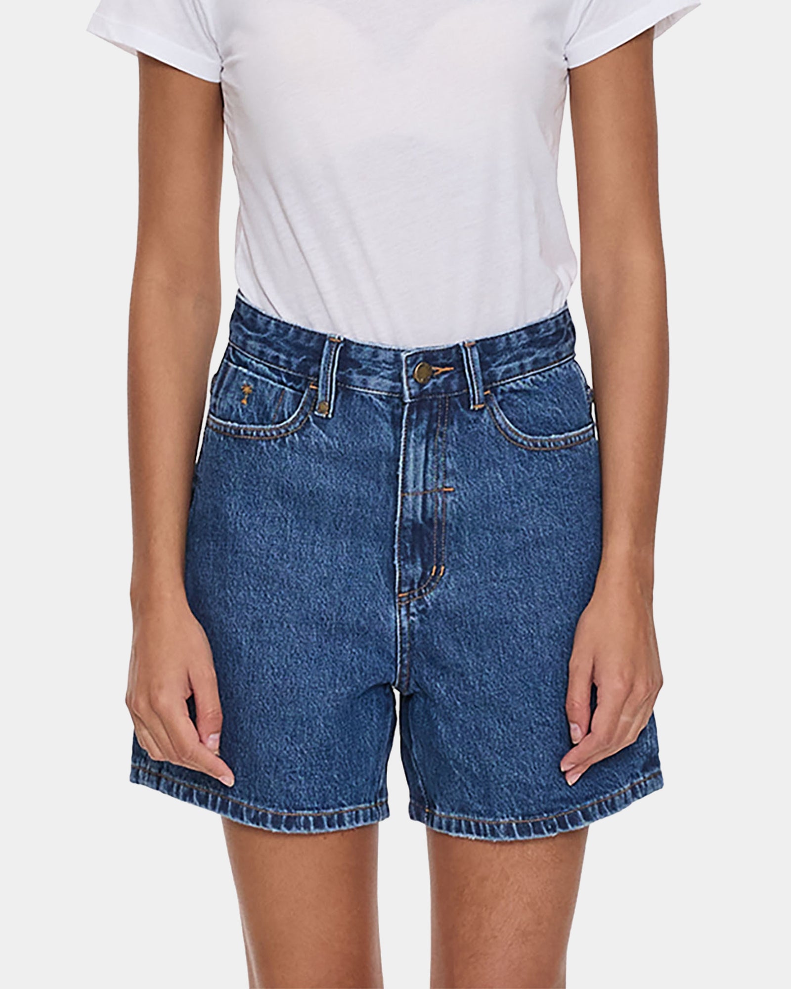 Womens Koko High Rise Denim Shorts