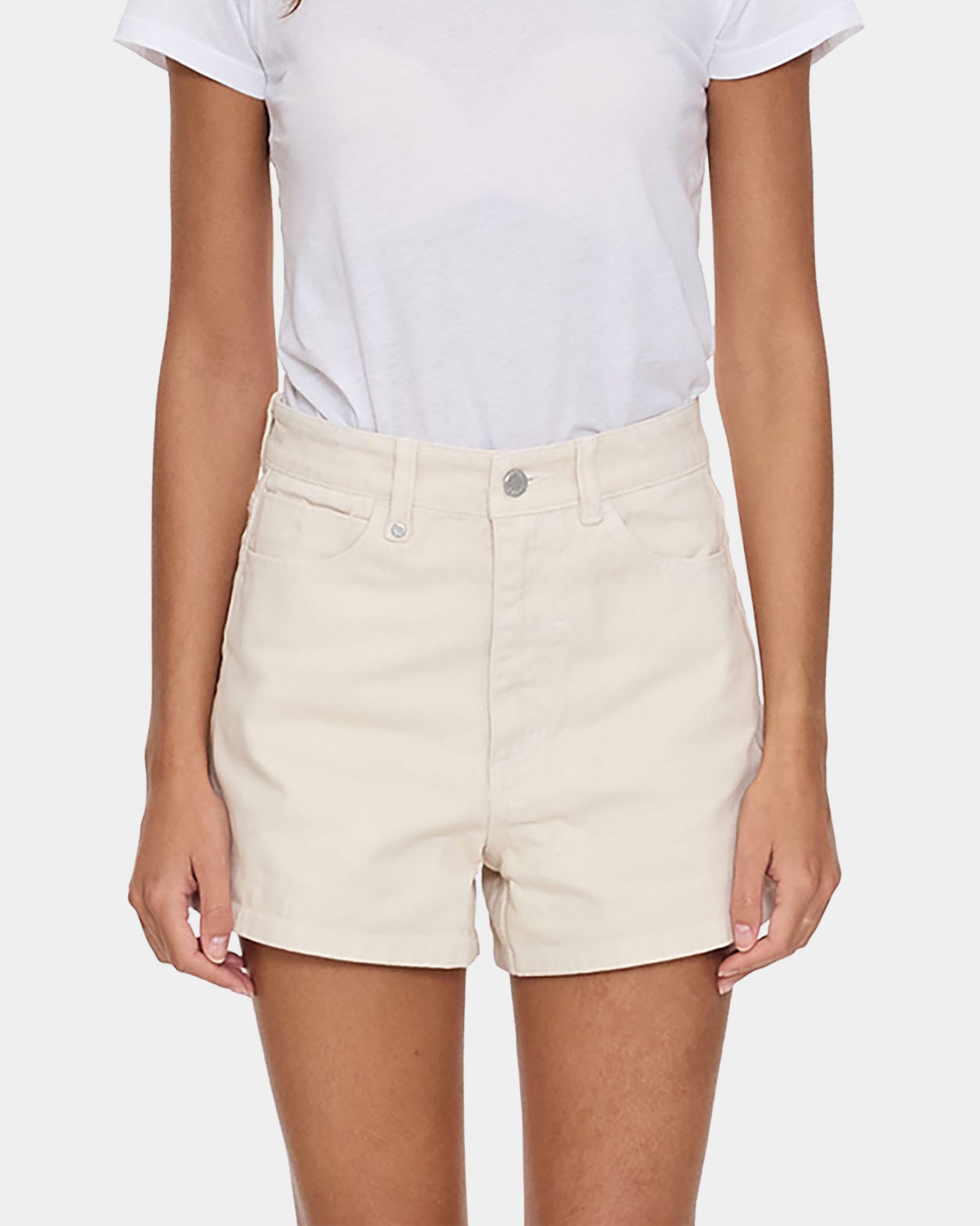 Womens Erica High Rise Denim Shorts