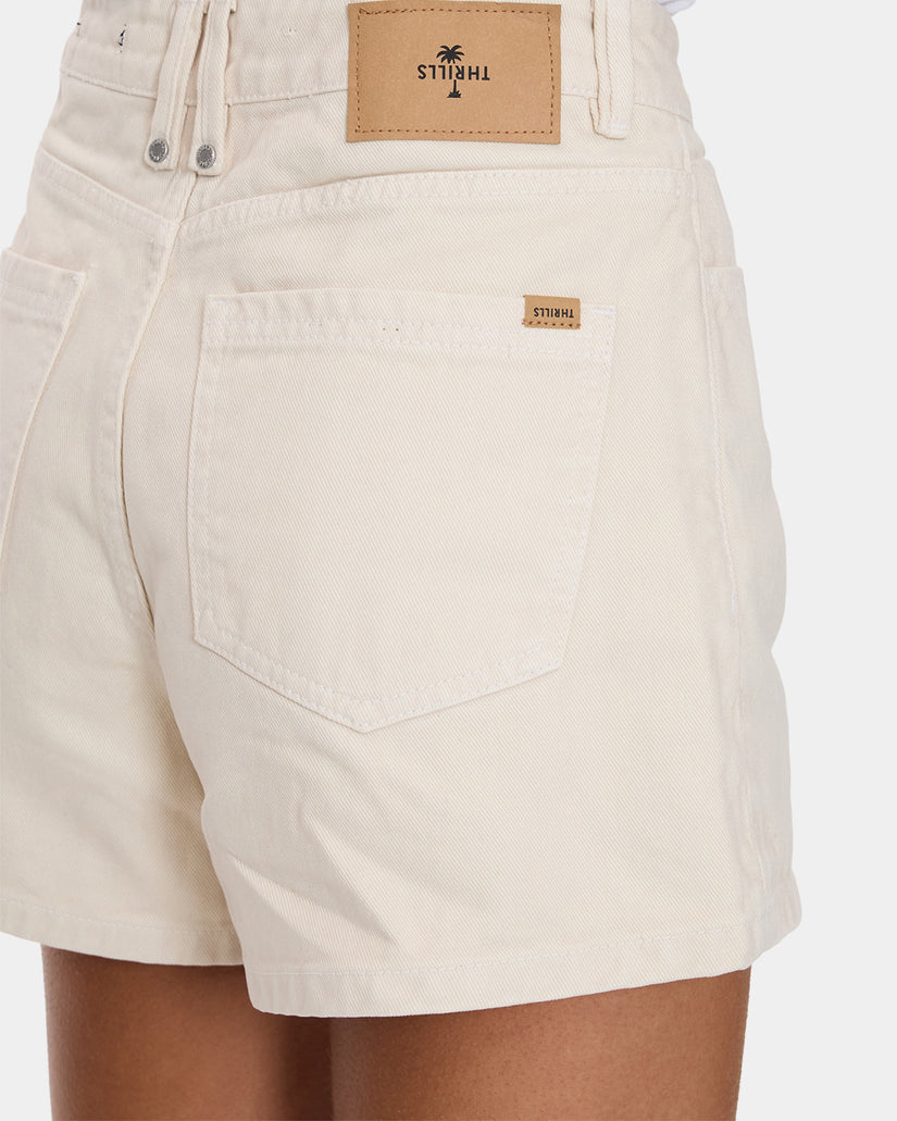 Womens Erica High Rise Denim Shorts