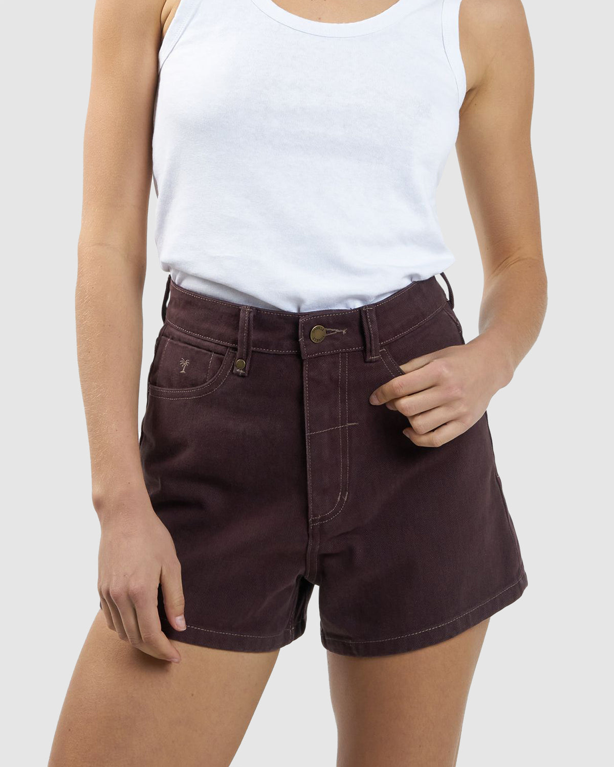Womens Erica Denim Shorts