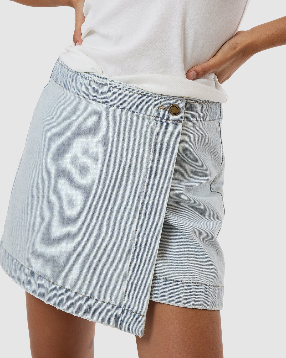 Womens Marley Wrap Mini Skirt
