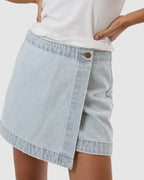 Womens Marley Wrap Mini Skirt