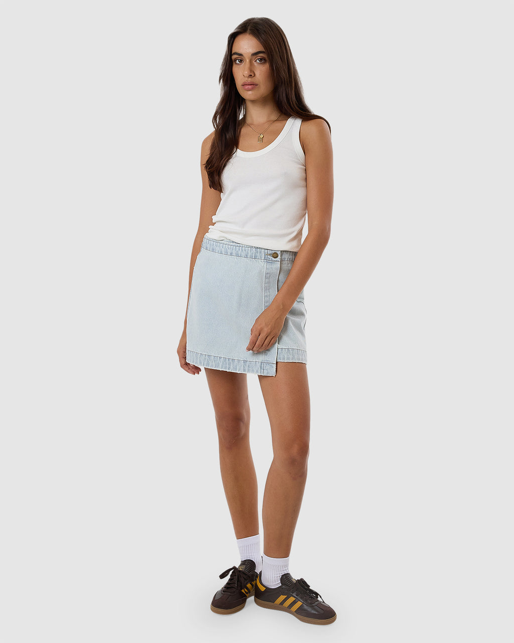 Womens Marley Wrap Mini Skirt