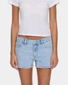 Womens Daria Low Rise Micro Denim Shorts