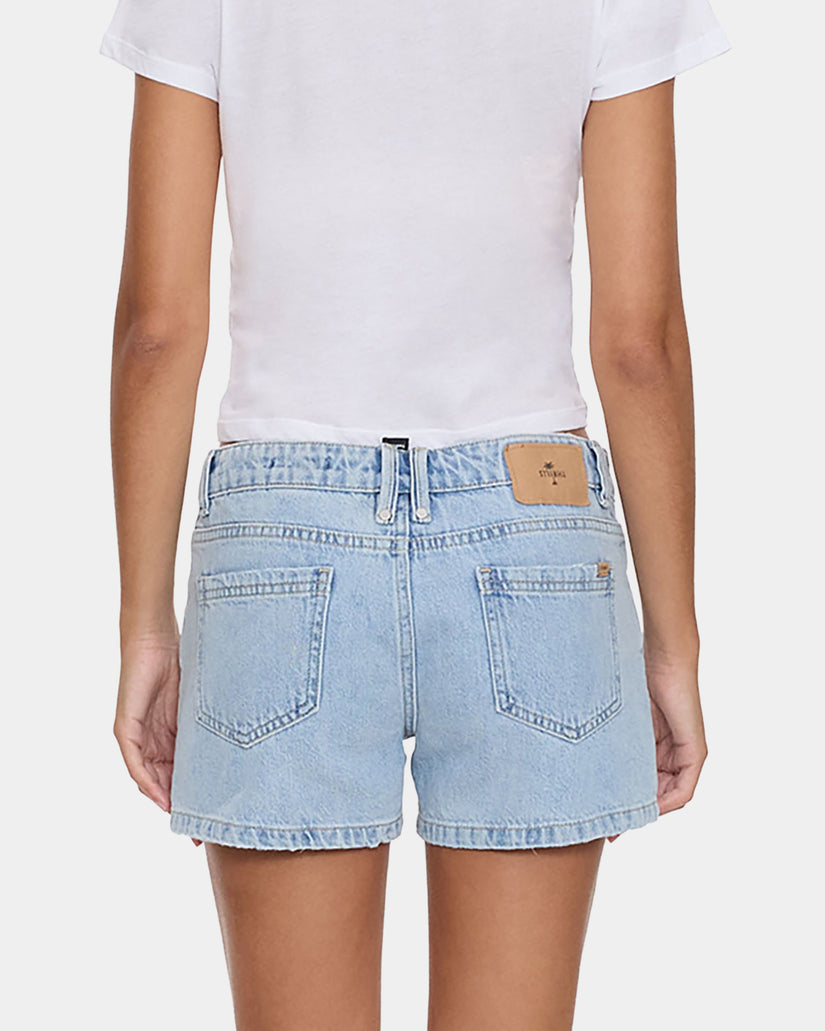 Womens Daria Low Rise Micro Denim Shorts