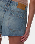Womens Lola Low Rise Baggy Denim Shorts
