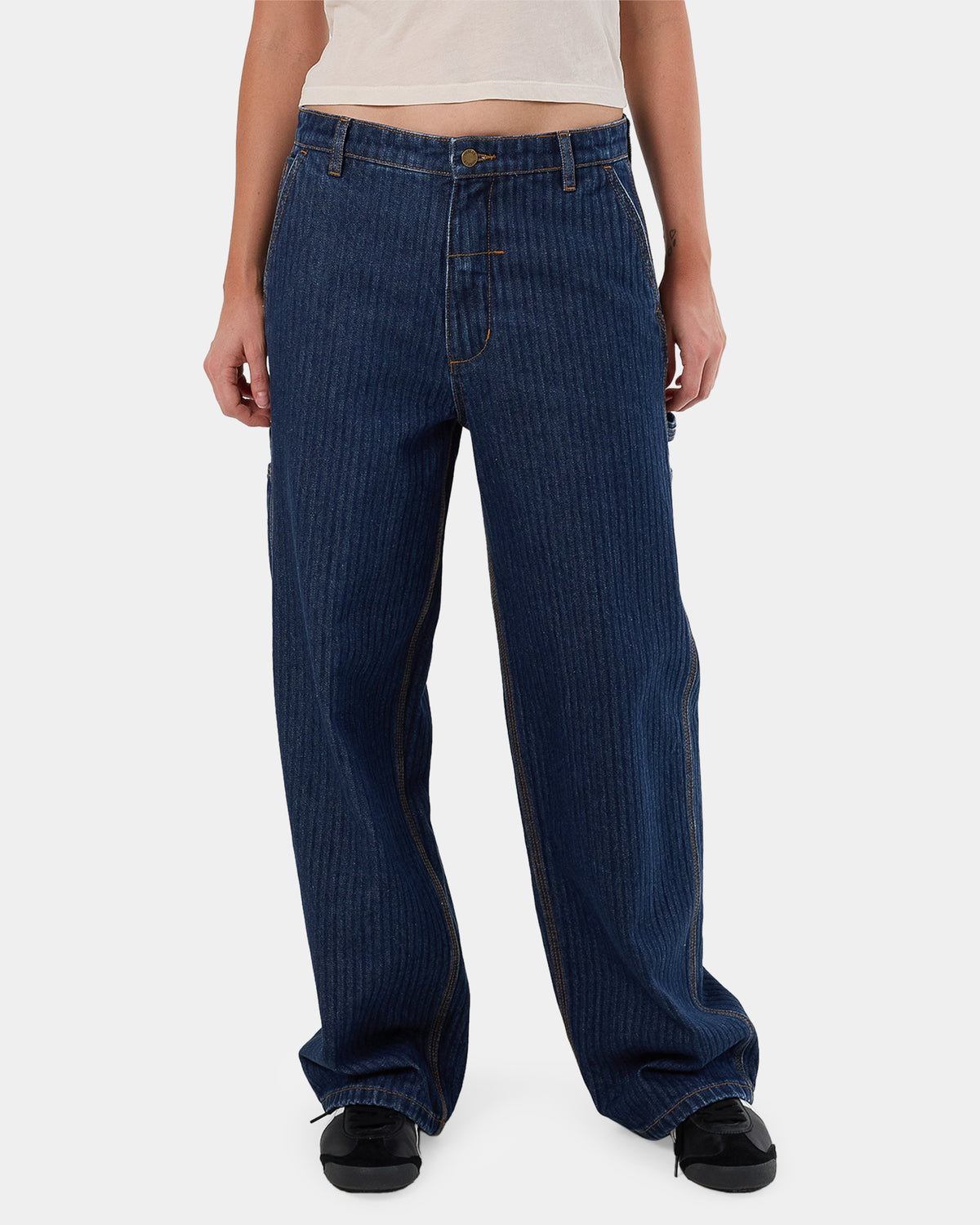 Womens Slouch Carpenter Denim Jeans