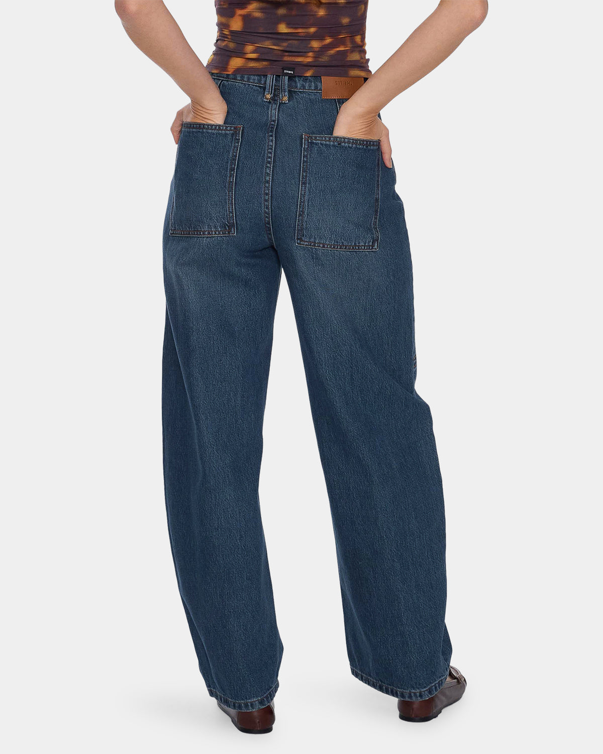 Womens Sloane High Rise Barrel Denim Jeans