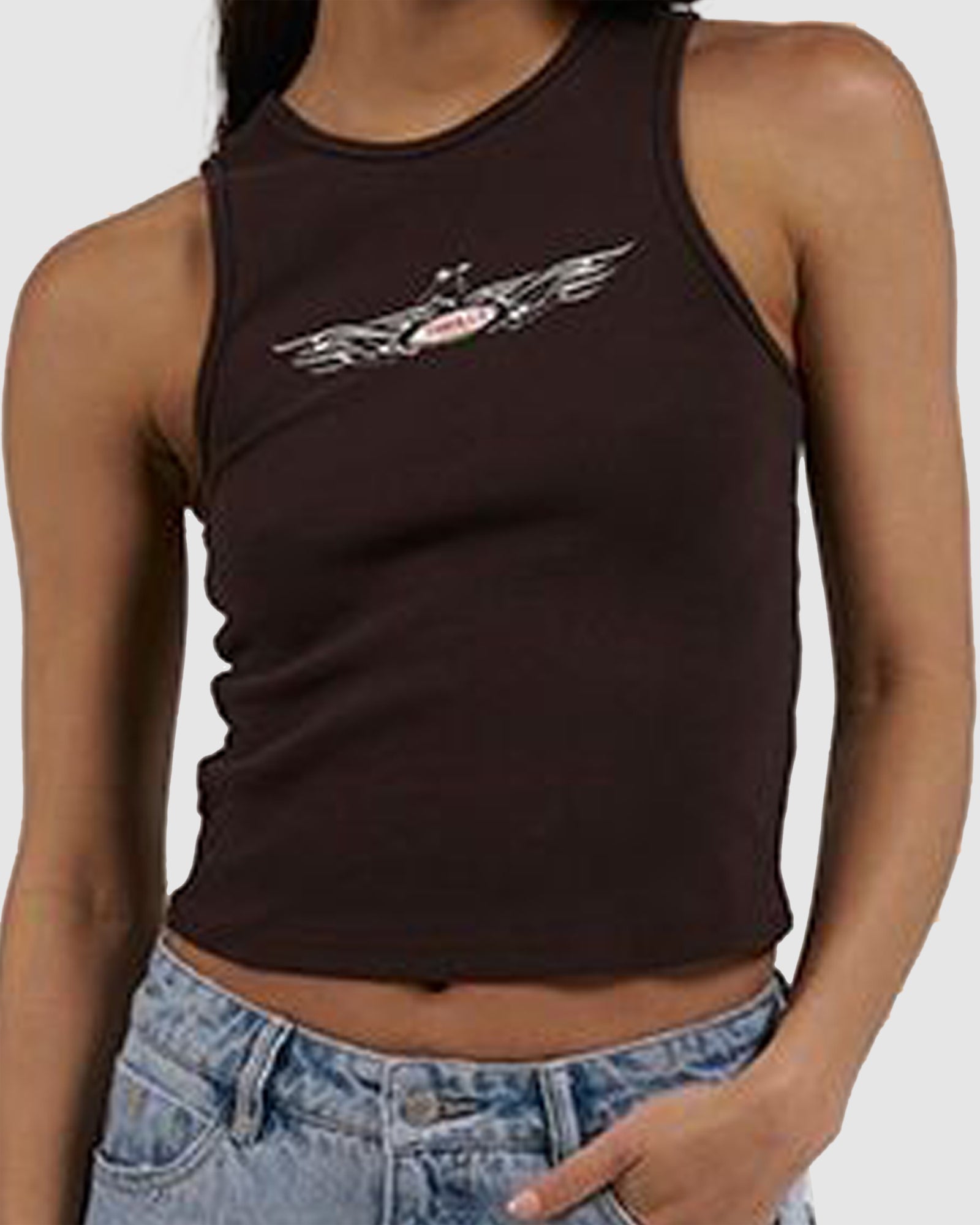 WOMENS LAID BACK CURVE TANK TOP Australia