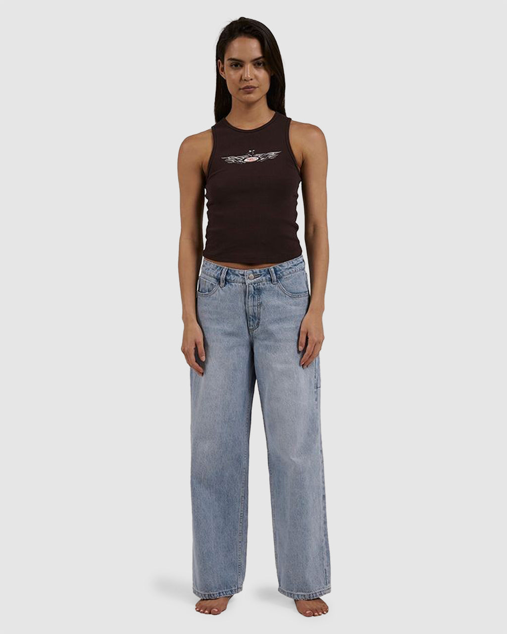 WOMENS LAID BACK CURVE TANK TOP