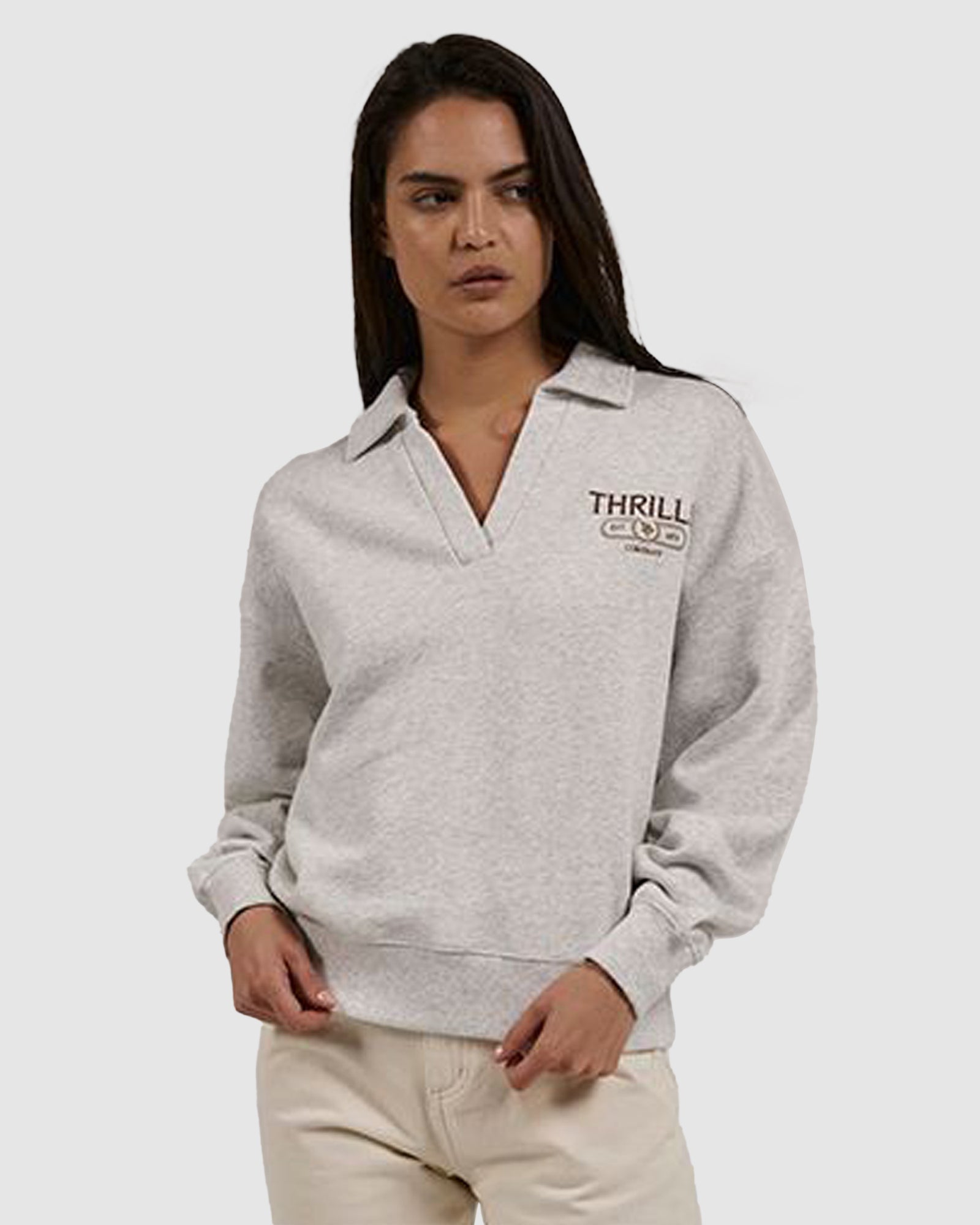 WOMENS BAD HABITS CLUB SLOUCH QUARTER ZIP Australia