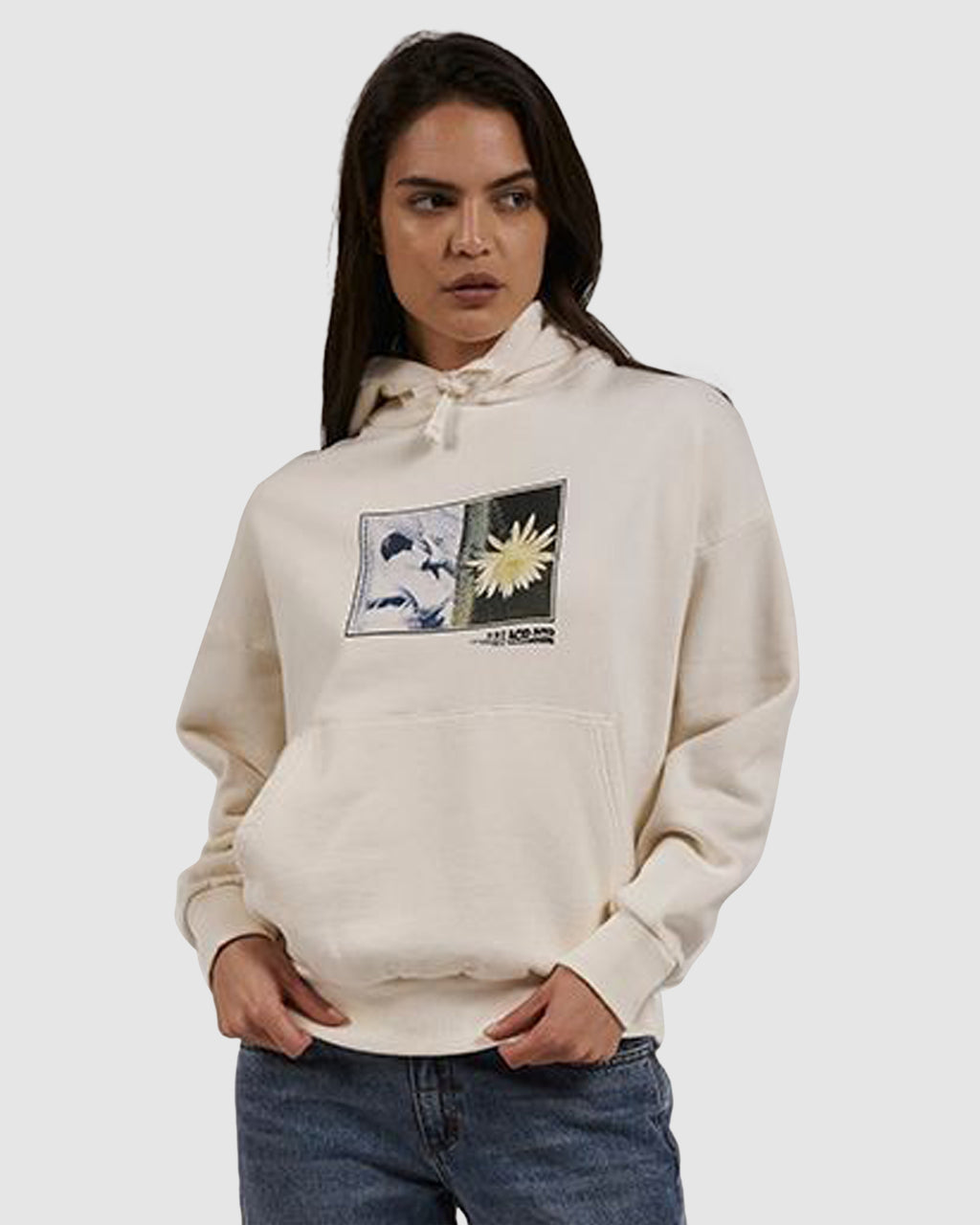 WOMENS A AND H FLEECE HOODIE