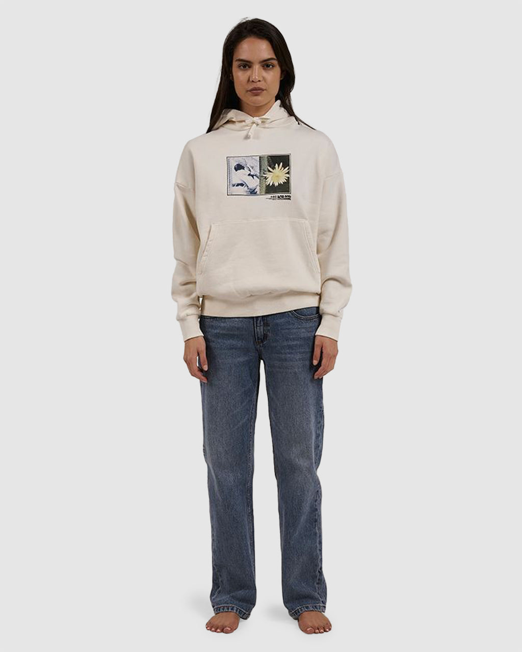 WOMENS A AND H FLEECE HOODIE