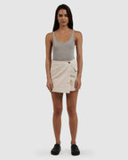 WOMENS PEYTON WRAP CARGO MINI SKIRT
