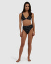 WOMENS NIGHTSHADE 90'S HIGH CUT BIKINI BOTTOM