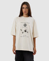 WOMENS DEADLY POSY OVERSIZED T-SHIRT