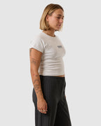 WOMENS THRILLS WORKWEAR EMBRO MINI T-SHIRT