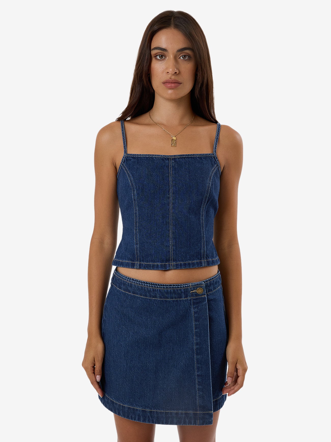 WOMENS RORY DENIM TANK TOP Australia