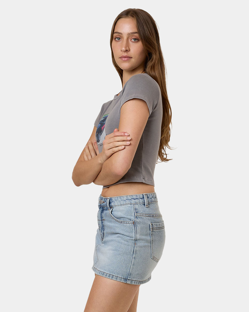 Womens Die Fighting Mini T-Shirt