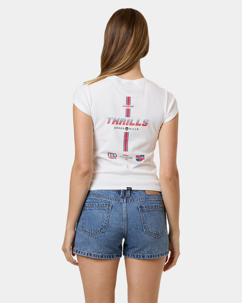 Womens Anarchy In Paradise Club T-Shirt