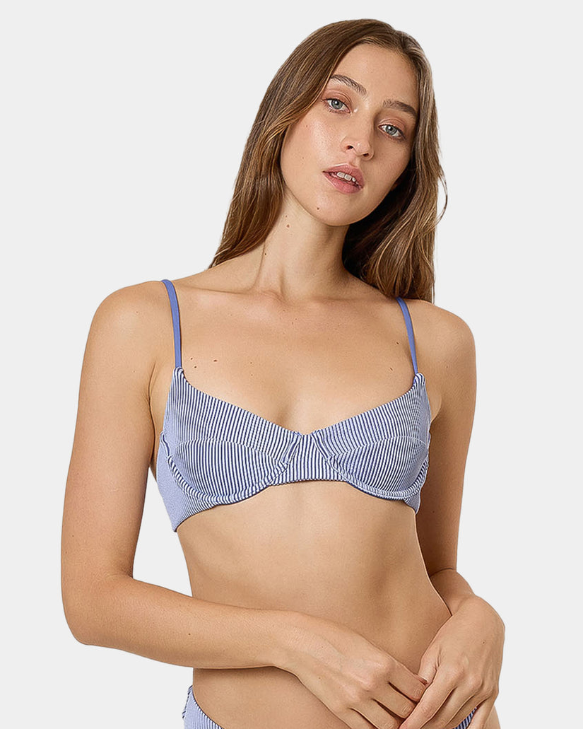 Womens Alba Rib Underwire Bikini Top