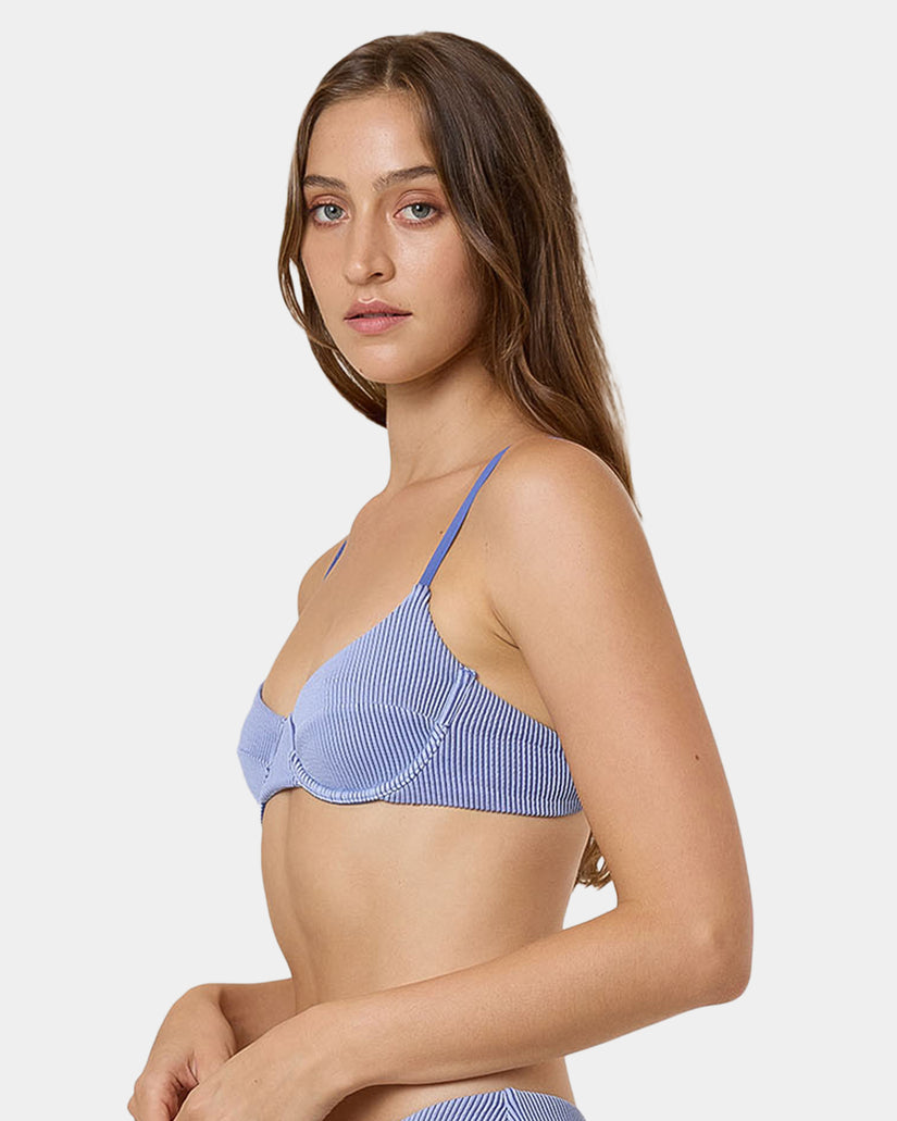 Womens Alba Rib Underwire Bikini Top