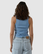 WOMENS SPLIT DECISION CURVE TANK TOP