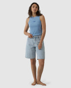 WOMENS SPLIT DECISION CURVE TANK TOP