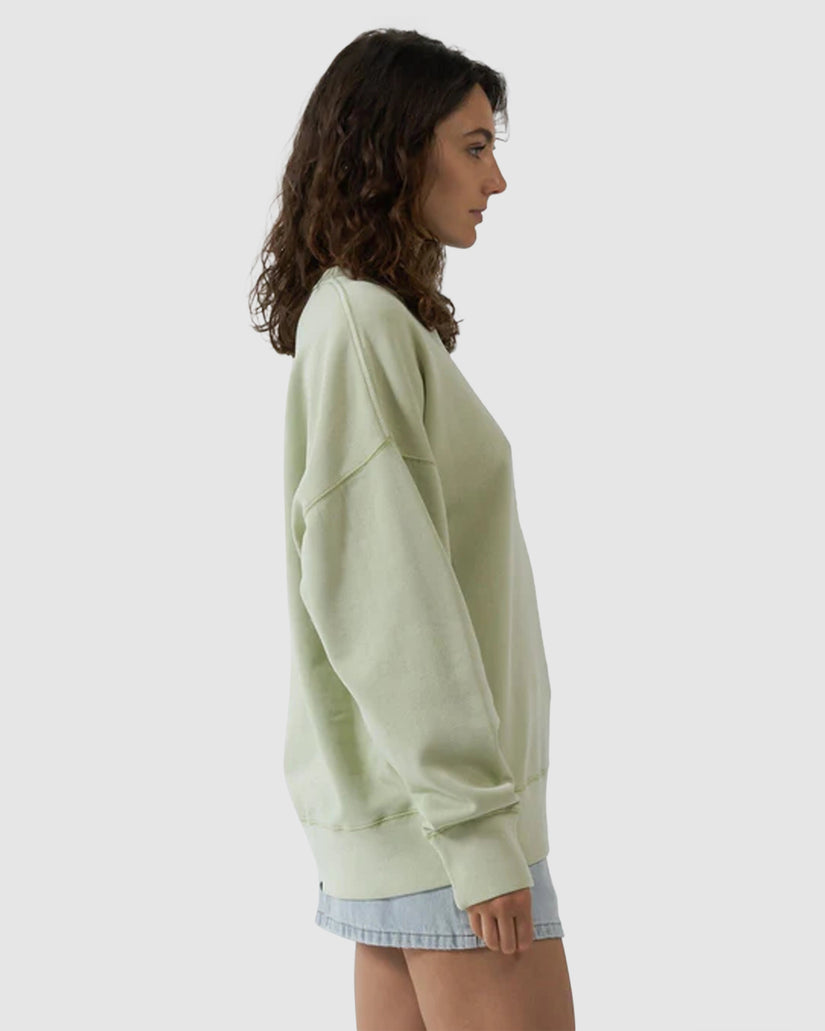 WOMENS MINIMAL THRILLS SLOUCH CREW