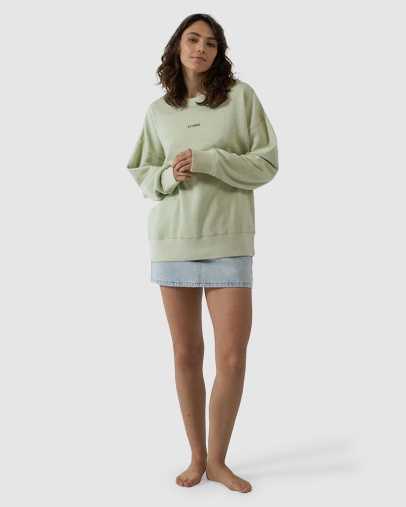 WOMENS MINIMAL THRILLS SLOUCH CREW
