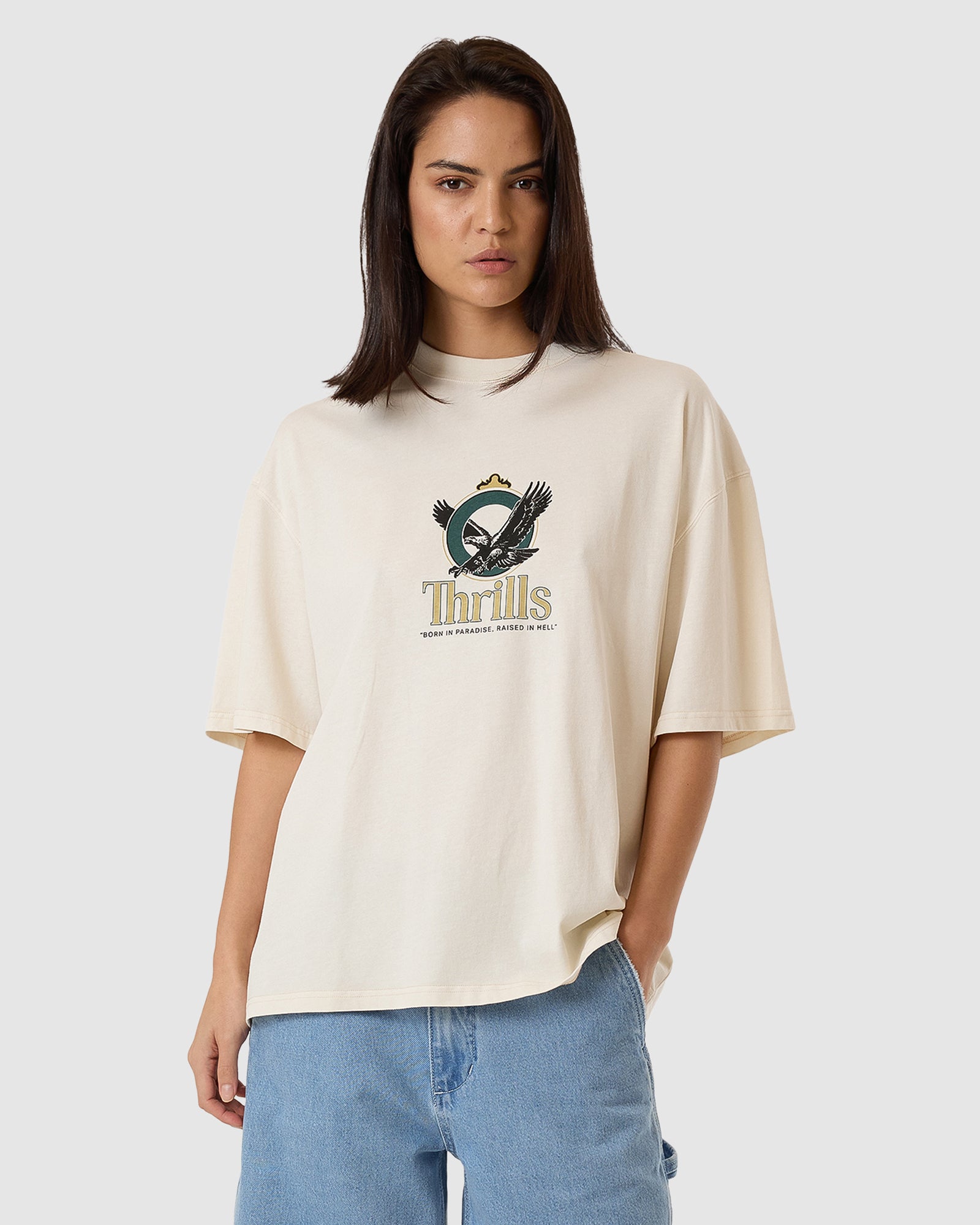 WOMENS ROYALTY OVERSIZED T-SHIRT Australia