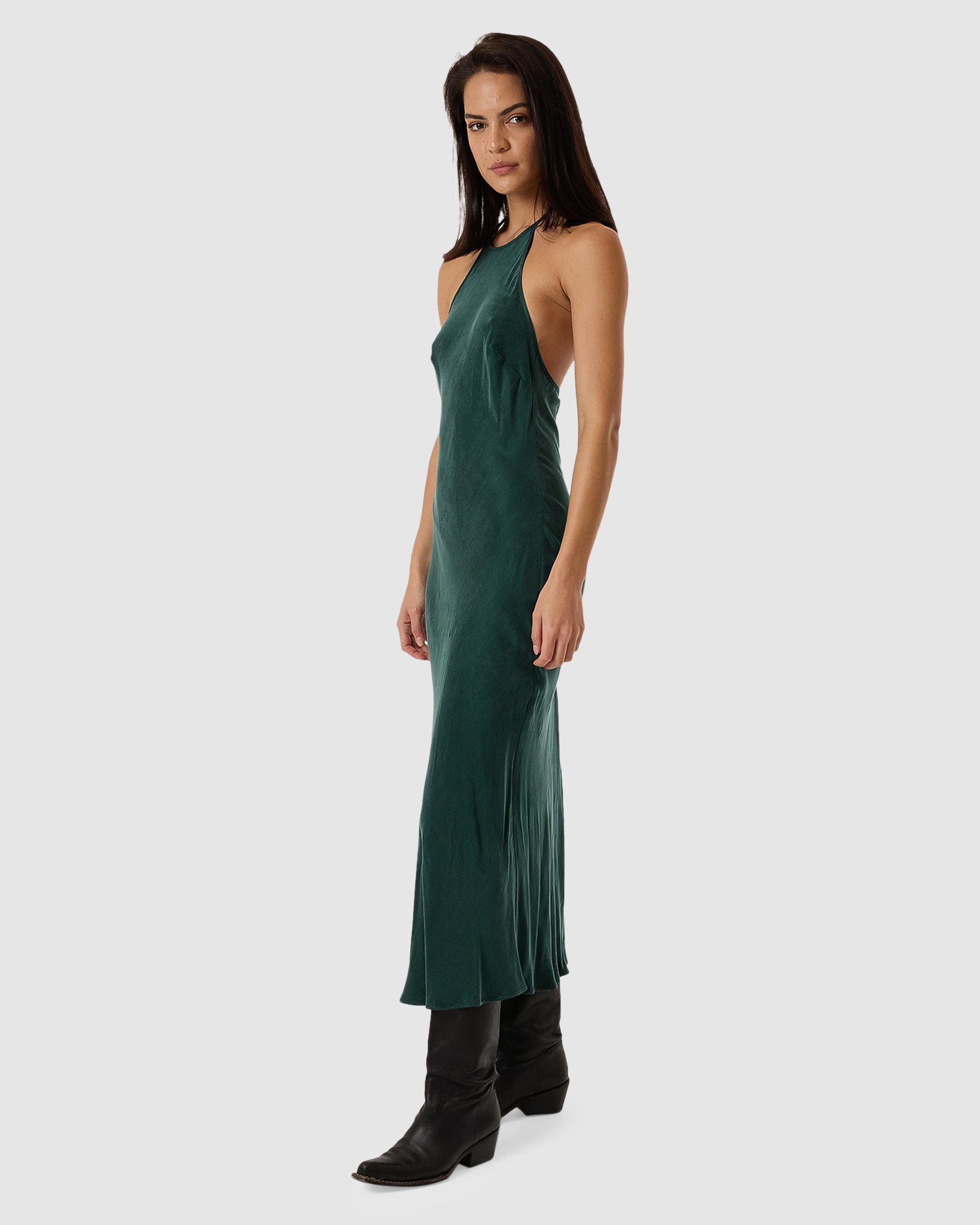WOMENS JETT HALTER BIAS CUT MAXI DRESS Australia