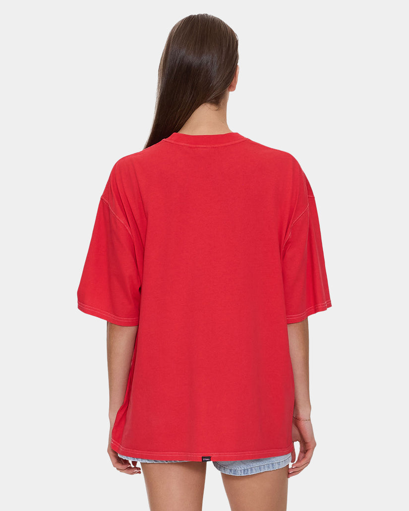 Womens Track Record Oversized T-Shirt