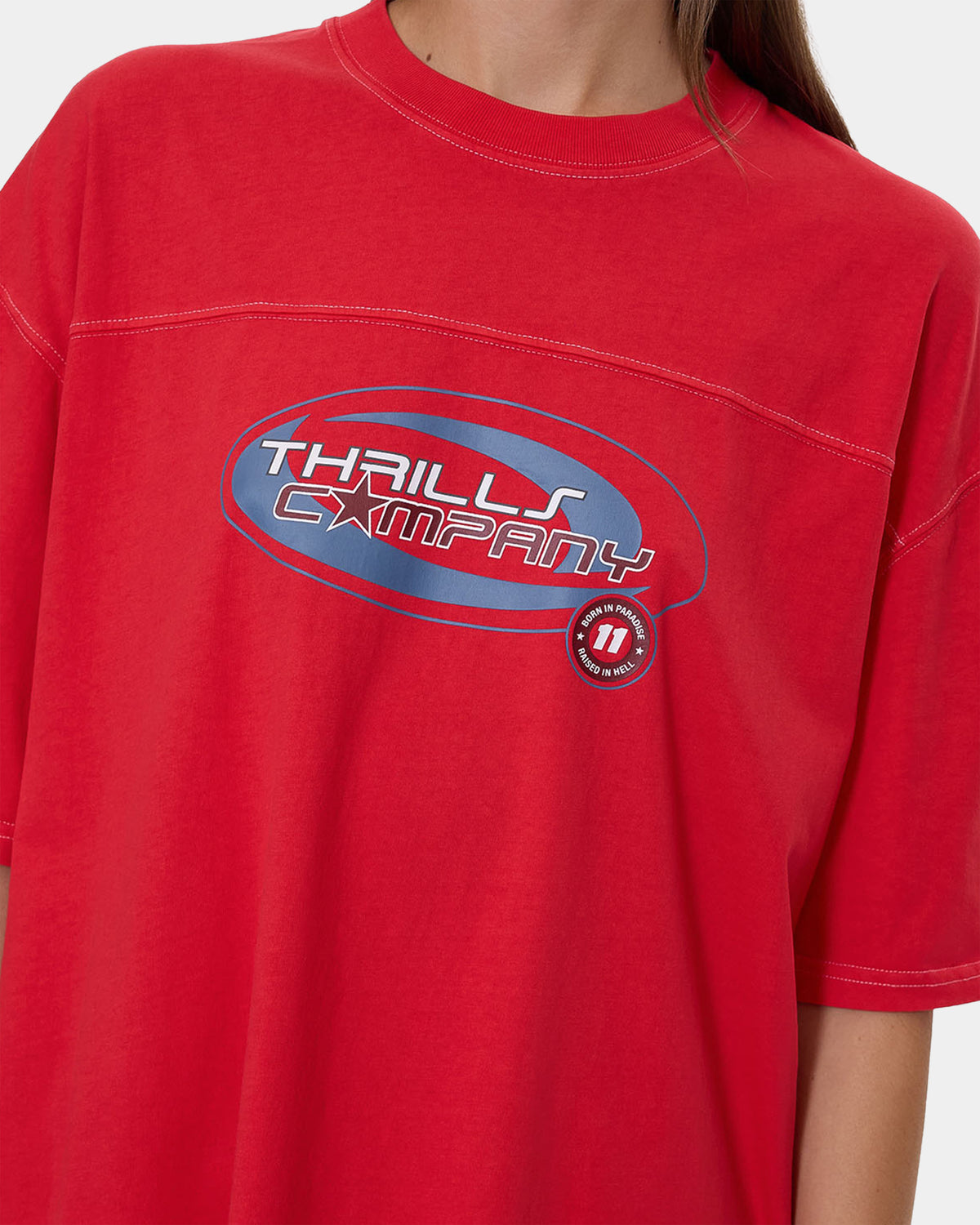 Womens Track Record Oversized T-Shirt