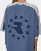 Womens Hot Shot Panelled Oversized T-Shirt