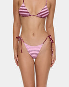 Womens Full Bloom Reversible Triangle Bikini Top