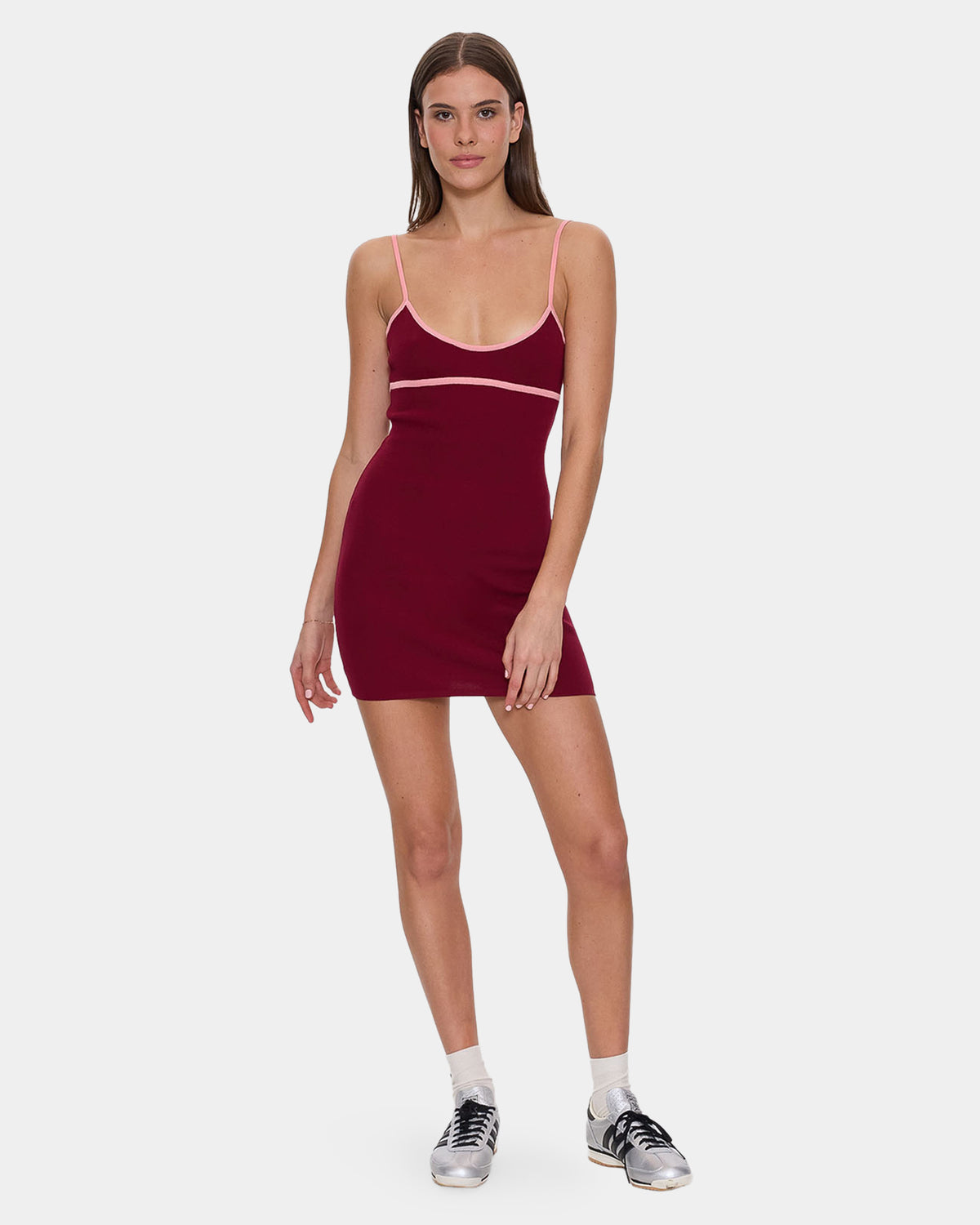 Womens Vivid Dreams Knit Mini Dress