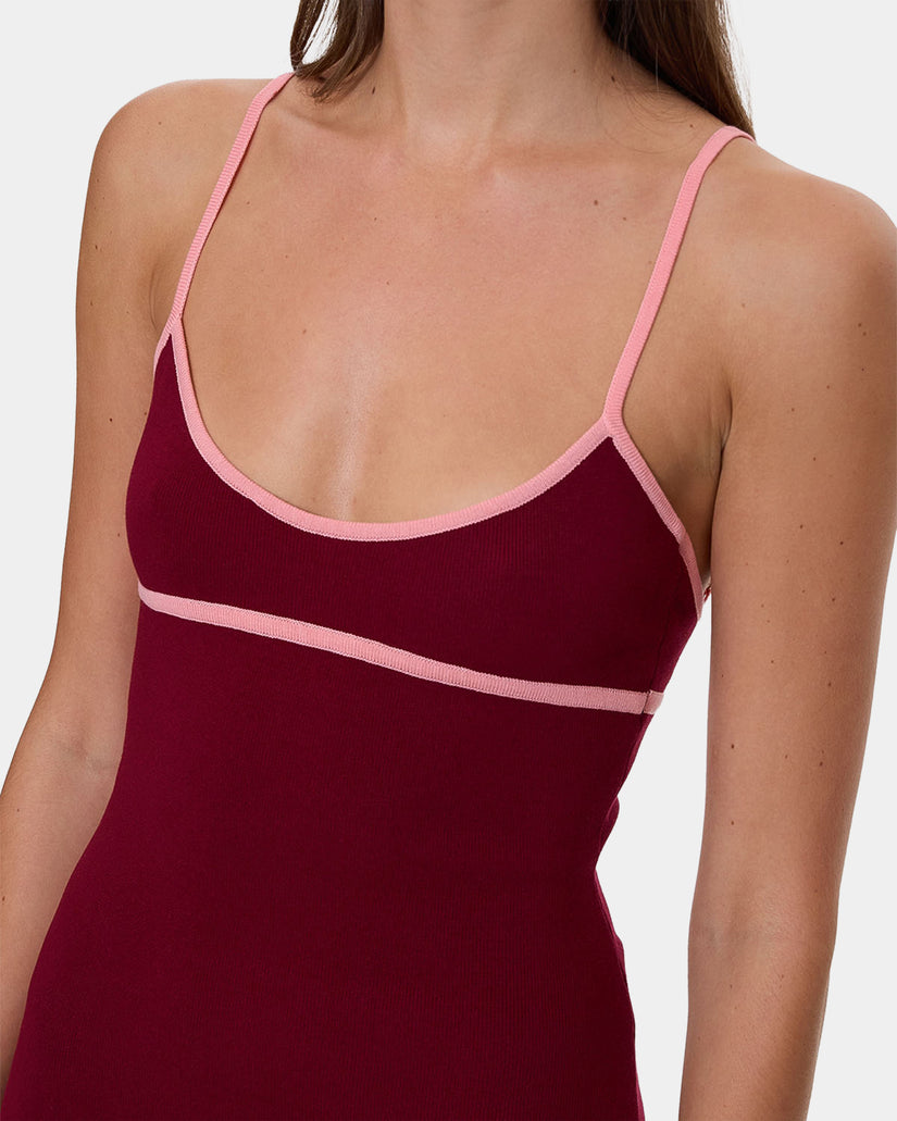 Womens Vivid Dreams Knit Mini Dress