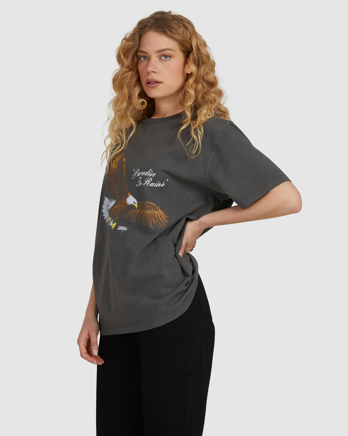 WOMENS NOT IN ARIZONA ANYMORE MERCH FIT T-SHIRT