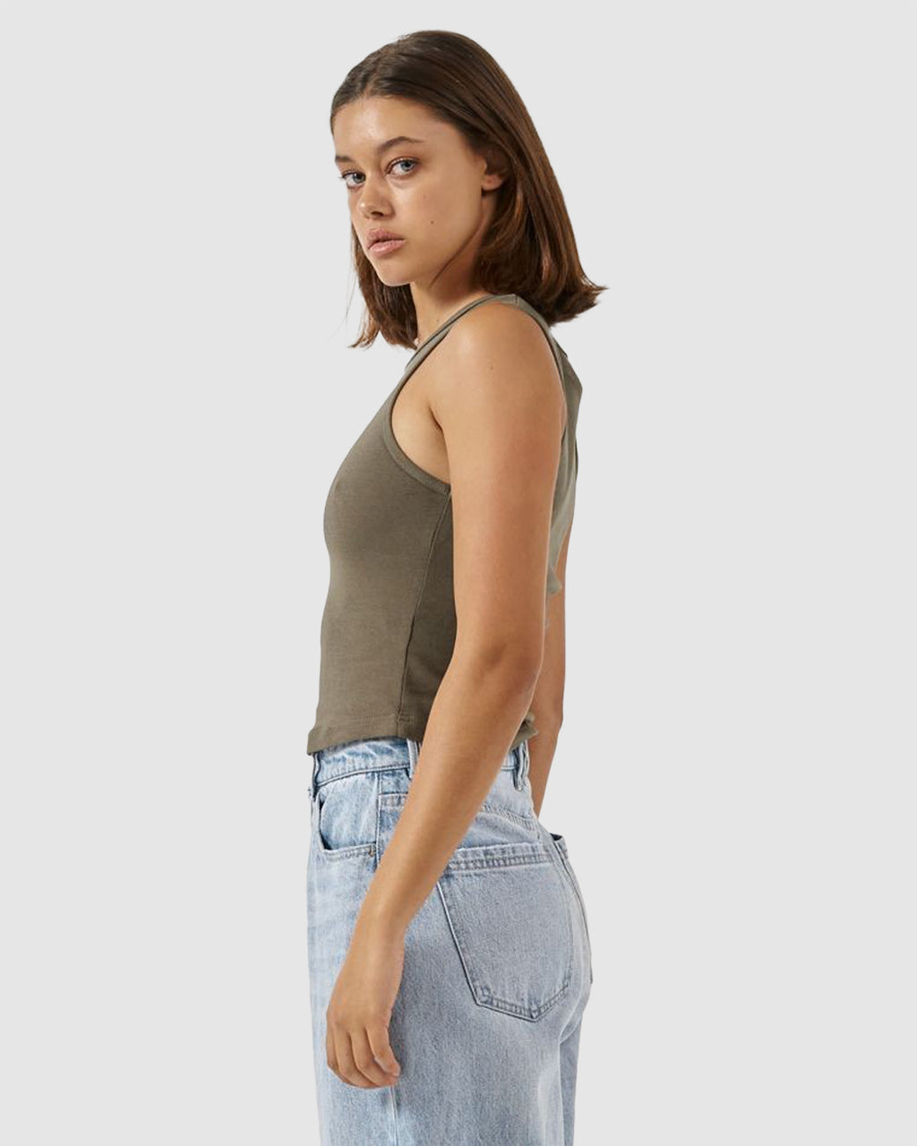 WOMENS THRILLS WORKWEAR CURVE TANK TOP