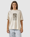 WOMENS PORTRAIT OF PARADISE HEMP BOX T-SHIRT