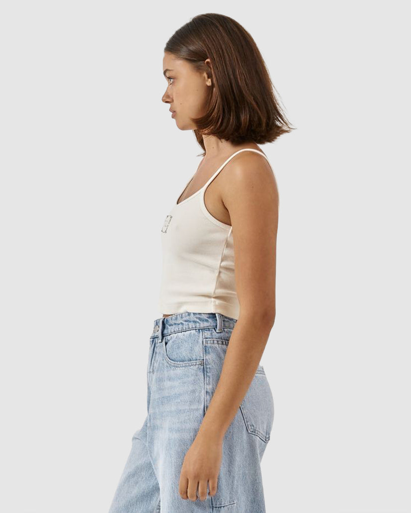 WOMENS INLAY CROP BOUND TANK TOP