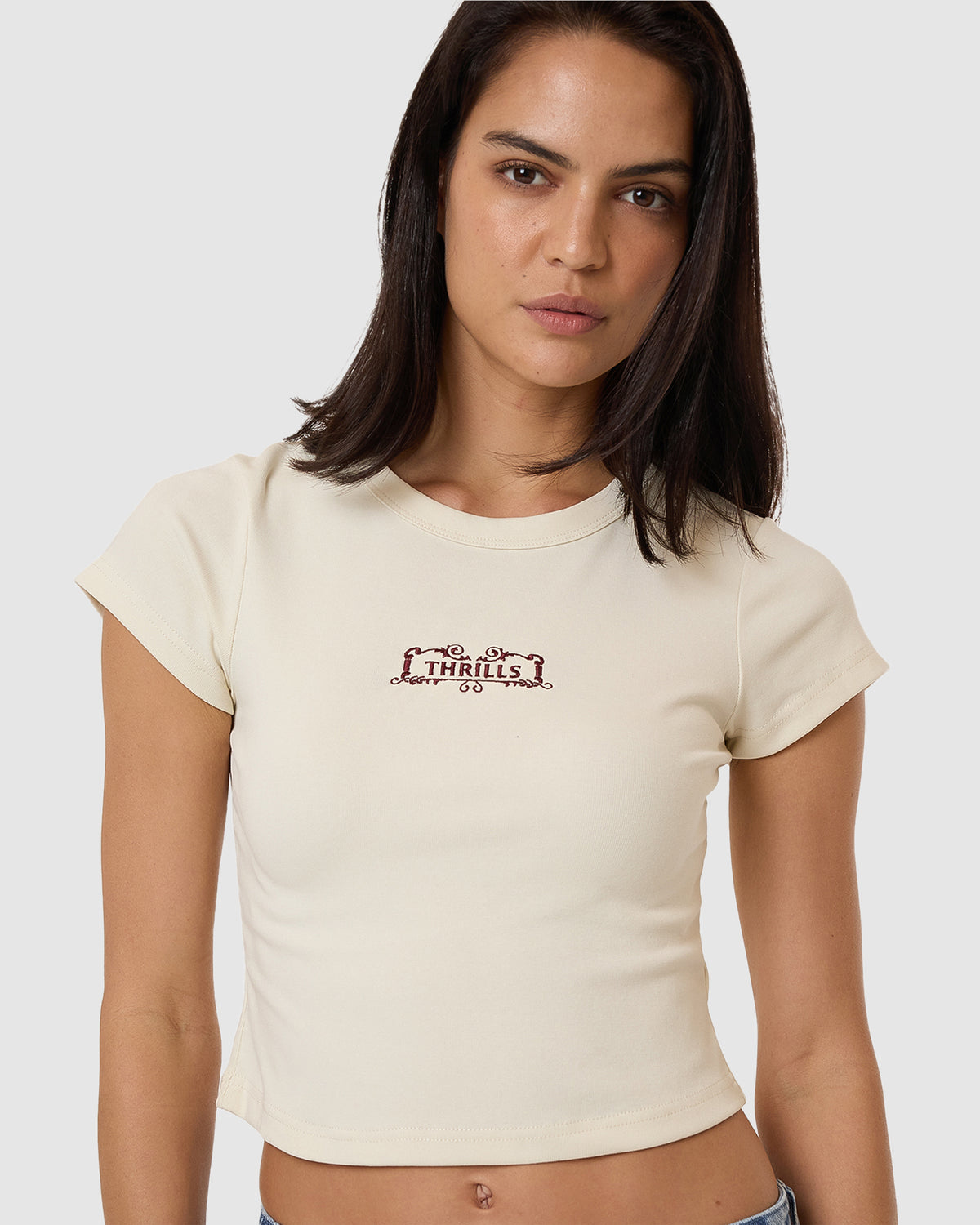 WOMENS FLOURISH CURVE T-SHIRT