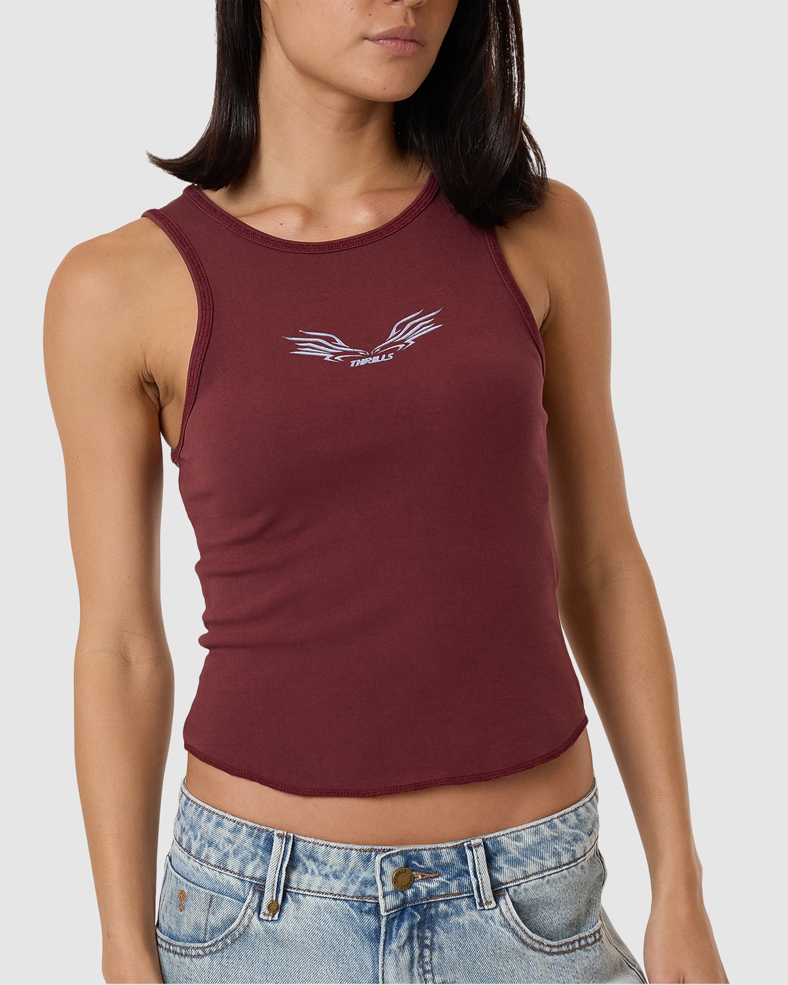 WOMENS SPEED OF FURY CURVE TANK TOP Australia
