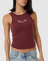 WOMENS SPEED OF FURY CURVE TANK TOP