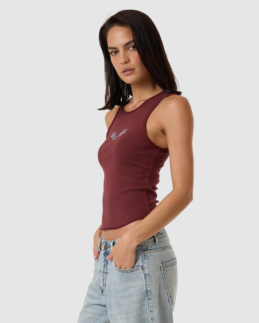 WOMENS SPEED OF FURY CURVE TANK TOP