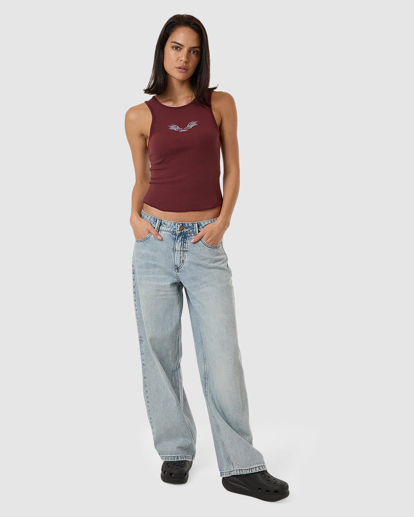 WOMENS SPEED OF FURY CURVE TANK TOP