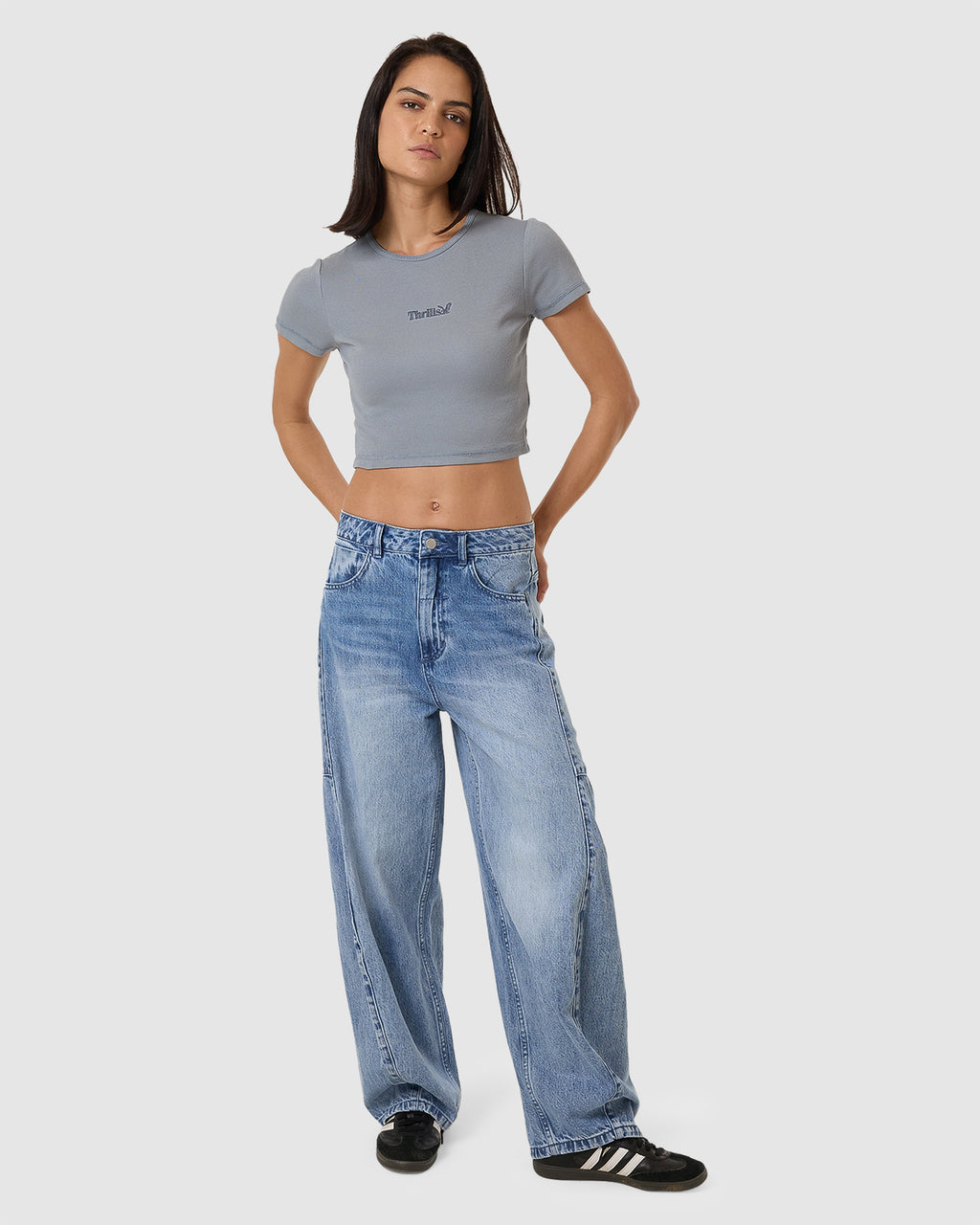 WOMENS THRILLS WORKWEAR BABY T-SHIRT